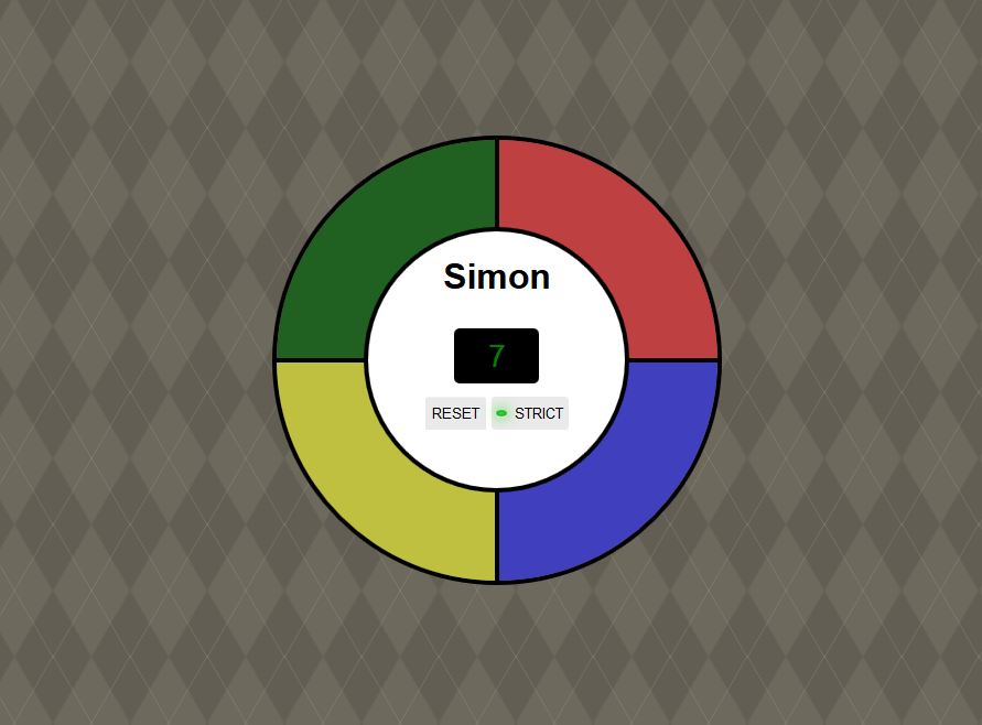 Simon game clone